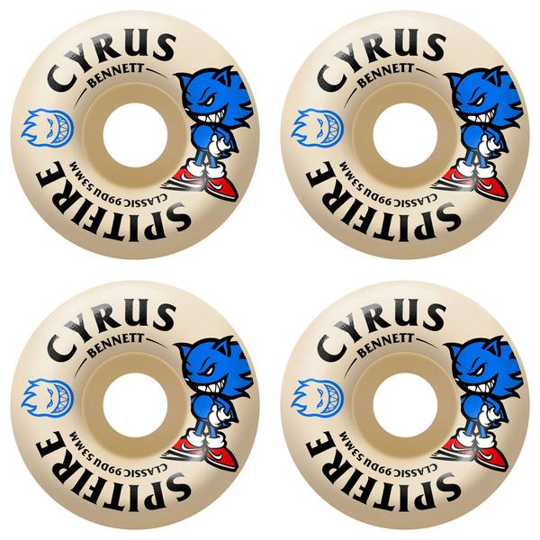 Spitfire Cyrus Bennett Burn Squad Formula Four Classic Wheels 99du 53mm-Black Sheep Skate Shop
