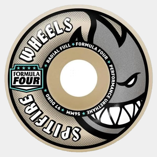 Spitfire Formula Four Radial Full Wheels 97du 56mm – Black Sheep