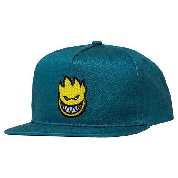 Spitfire Lil Bighead Fill Snapback Hat Teal - Yellow - Black-Black Sheep Skate Shop