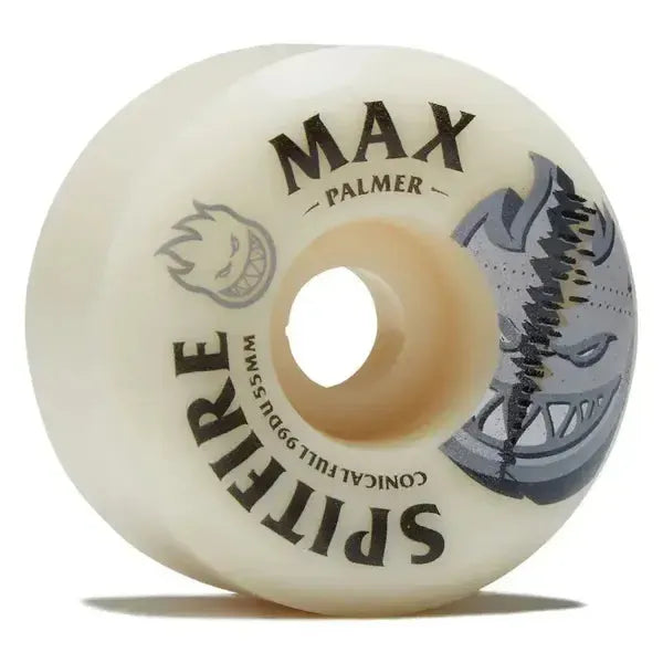 Spitfire Max Palmer Burn Squad Formula Four Conical Full Wheels 99du 55mm-Black Sheep Skate Shop