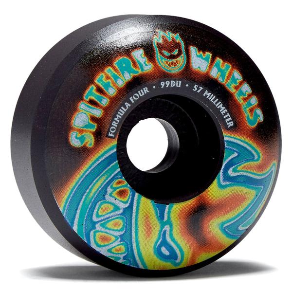 Spitfire Wheels F4 Radioactive Bighead 99d 57mm Black-Black Sheep Skate Shop