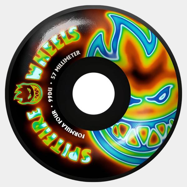 Spitfire Wheels F4 Radioactive Bighead 99d 57mm Black-Black Sheep Skate Shop