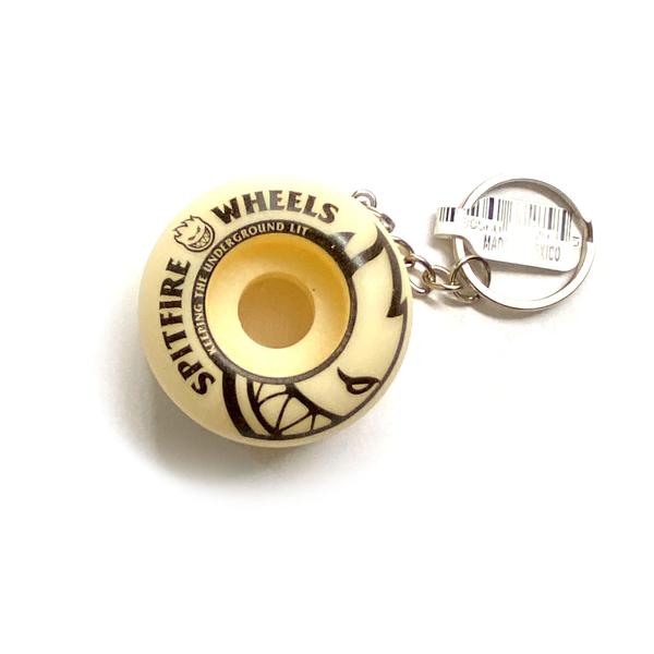 Spitfire Wheels Keychain Classic Natural-Black Sheep Skate Shop