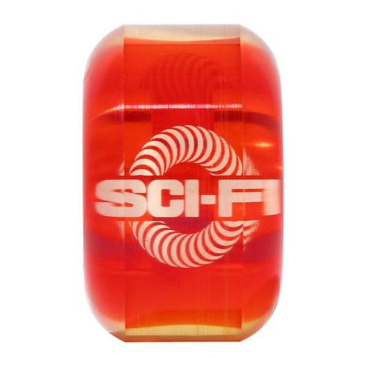 Spitfire Wheels x Sci-Fi Fantasy Sapphires 90du 58mm Clear - Orange-Black Sheep Skate Shop