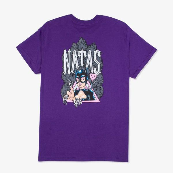 Strangelove Skateboards Natas Kaupas T-Shirt Purple-Black Sheep Skate Shop
