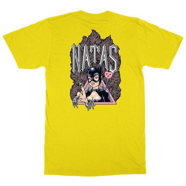 Strangelove Skateboards Natas Kaupas T-Shirt Yellow-Black Sheep Skate Shop