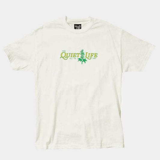 The Quiet Life Eliza Flowers Tee Cream-Black Sheep Skate Shop