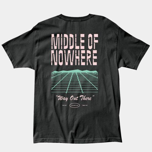 The Quiet Life Landscape Tee Black-Black Sheep Skate Shop