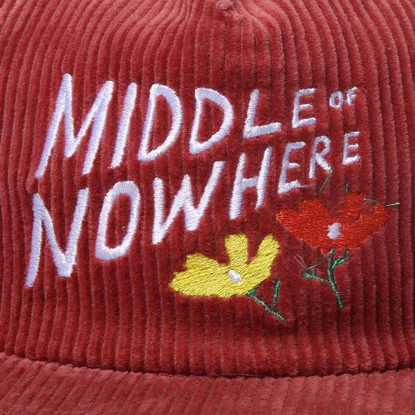 The Quiet Life Lonely Palm Middle of Nowhere Corduroy Hat Rust-Black Sheep Skate Shop