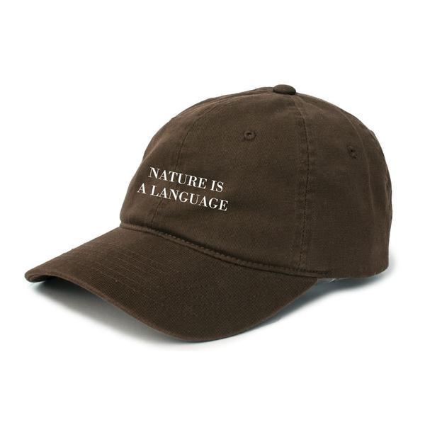 The Quiet Life Nature Is A Language Dad Hat Brown-Black Sheep Skate Shop