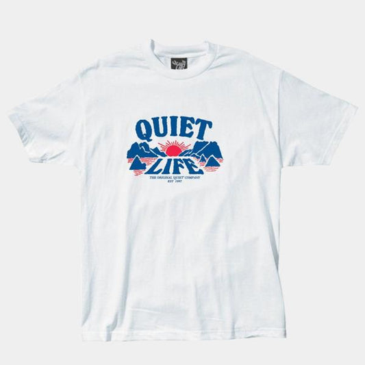 The Quiet Life Sunset Tee White-Black Sheep Skate Shop