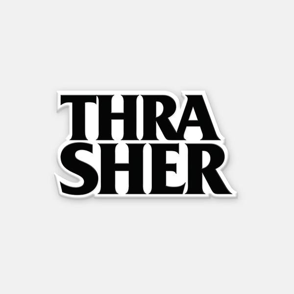 Thrasher Anti-Hero Logo Lapel Pin Black - White-Black Sheep Skate Shop