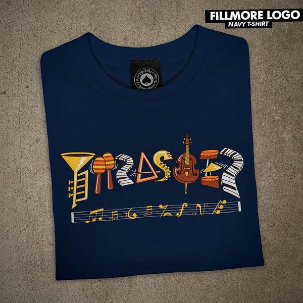 Thrasher Fillmore Logo T-shirt Navy-Black Sheep Skate Shop