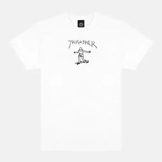 Thrasher Gonz Tee White-Black Sheep Skate Shop