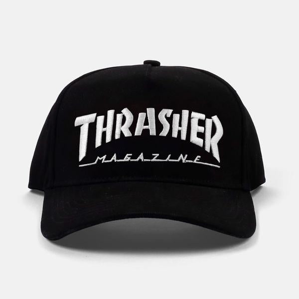 Thrasher Mag Logo Ball Cap Black-Black Sheep Skate Shop