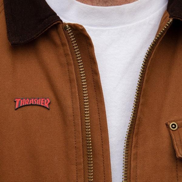 Thrasher Mag Logo Lapel Pin Red - Black-Black Sheep Skate Shop
