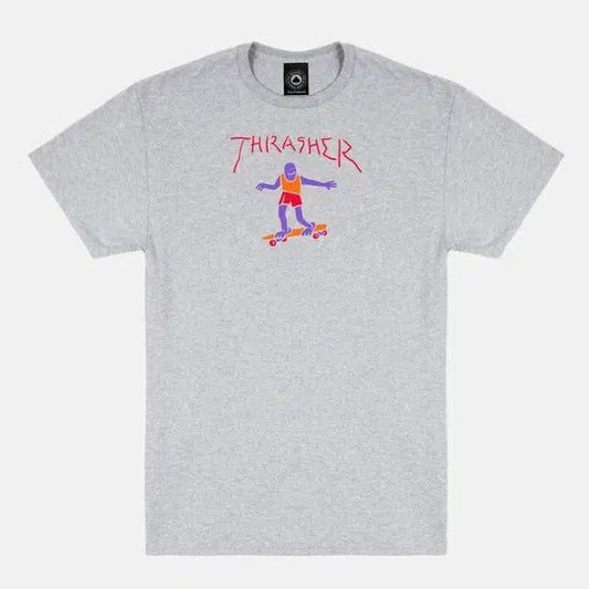 Thrasher Magazine Gonz Fill Tee Ash Grey-Black Sheep Skate Shop