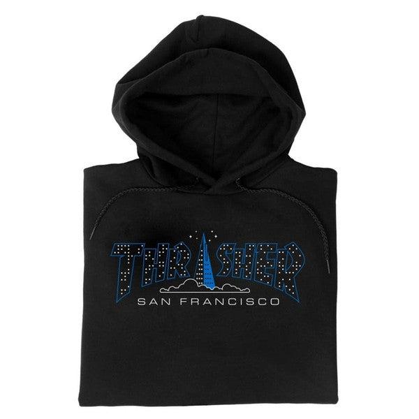 Thrasher Magazine Pyramid Pullover Hoody Black-Black Sheep Skate Shop