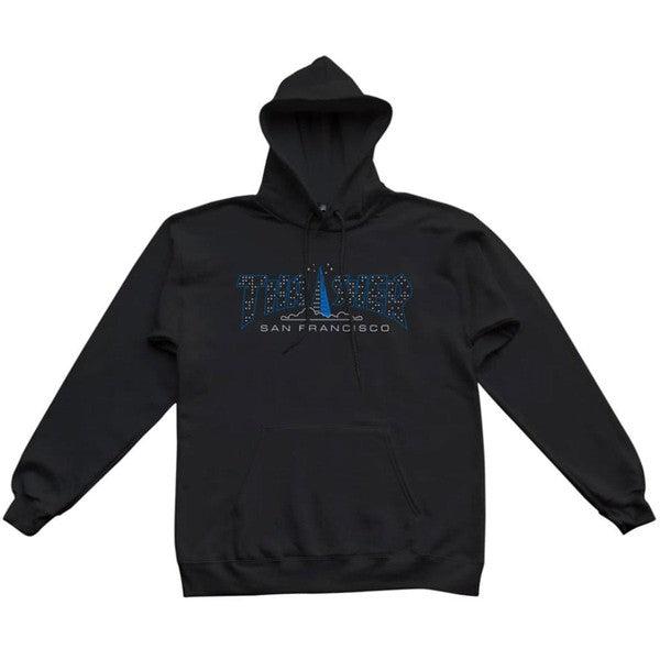 Thrasher Magazine Pyramid Pullover Hoody Black-Black Sheep Skate Shop