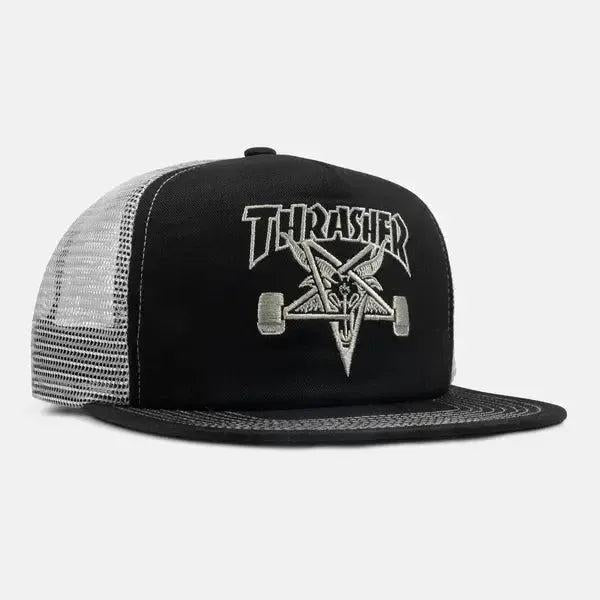 Thrasher Magazine Skategoat Mesh Hat Black - Grey-Black Sheep Skate Shop
