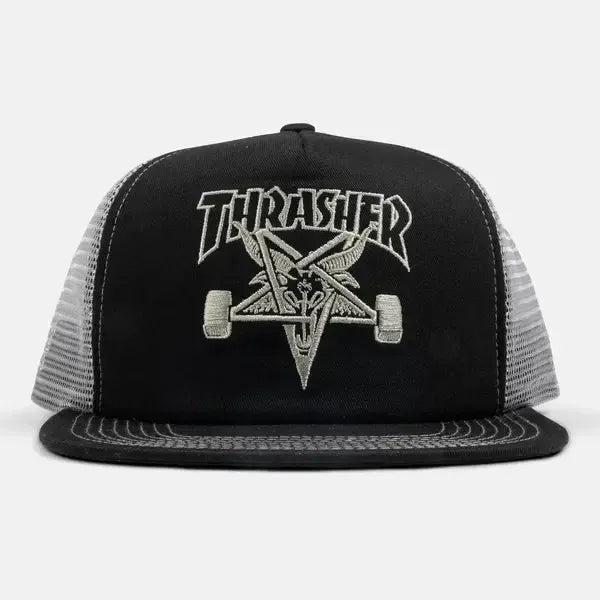 Thrasher Magazine Skategoat Mesh Hat Black - Grey-Black Sheep Skate Shop