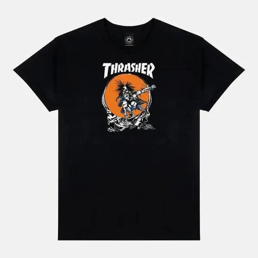 Thrasher Outlaw Tee Black-Black Sheep Skate Shop