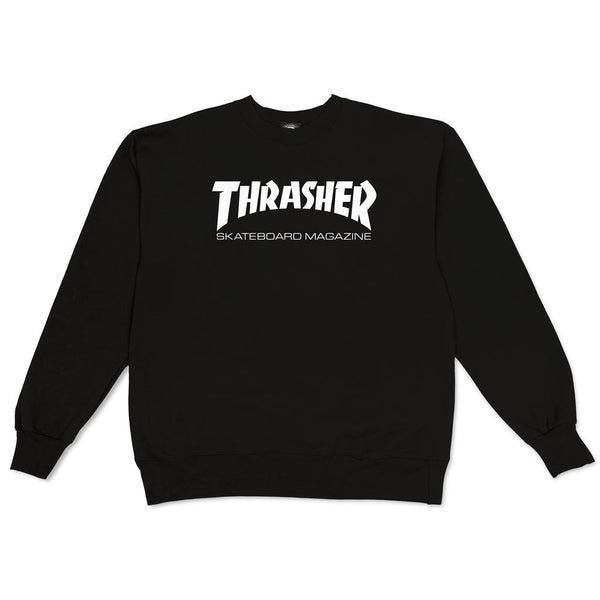 Thrasher Skate Mag Crewneck Black-Black Sheep Skate Shop