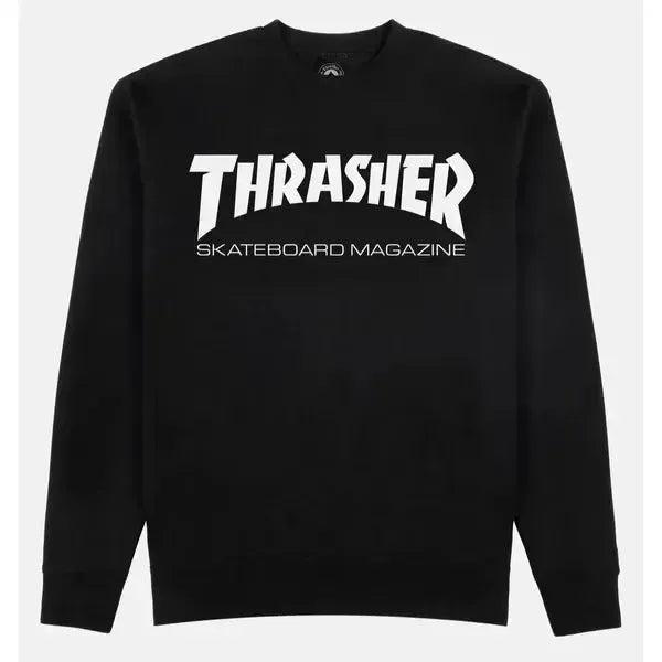 Thrasher Skate Mag Crewneck Black-Black Sheep Skate Shop
