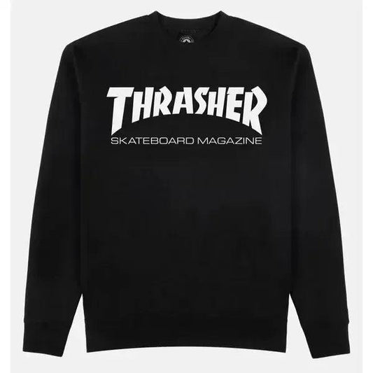 Thrasher Skate Mag Crewneck Black-Black Sheep Skate Shop