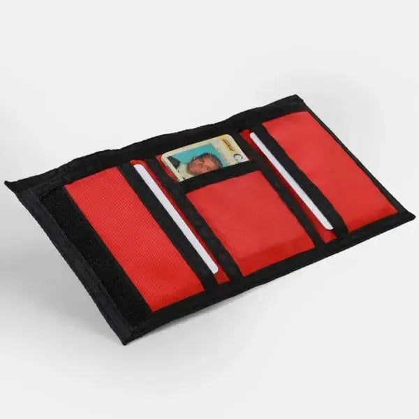 Thrasher Skate Mag Nylon Wallet Red - Black-Black Sheep Skate Shop