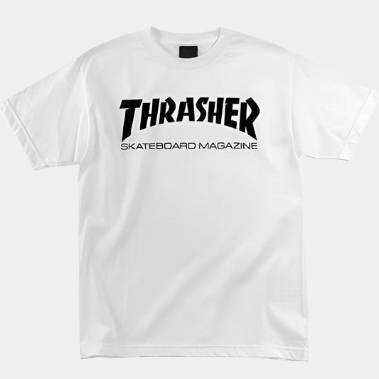 Thrasher Skate Mag T-Shirt White-Black Sheep Skate Shop