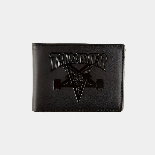 Thrasher Skategoat Leather Wallet Black-Black Sheep Skate Shop
