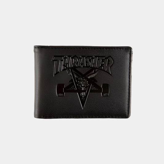 Thrasher Skategoat Leather Wallet Black-Black Sheep Skate Shop