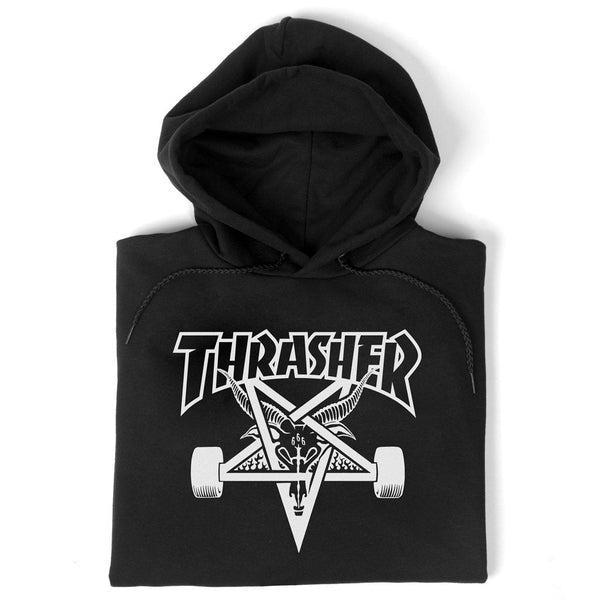 Thrasher Skategoat Pullover Hoody Black-Black Sheep Skate Shop