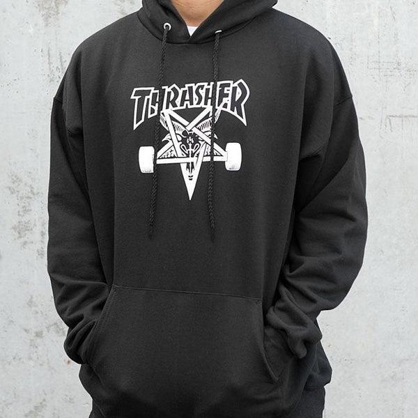 Thrasher Skategoat Pullover Hoody Black-Black Sheep Skate Shop