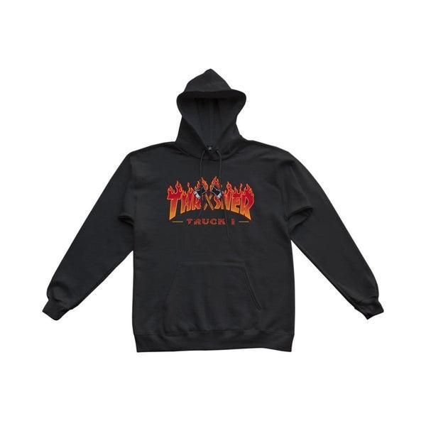 Thrasher Truck 1 Hoody Black-Black Sheep Skate Shop