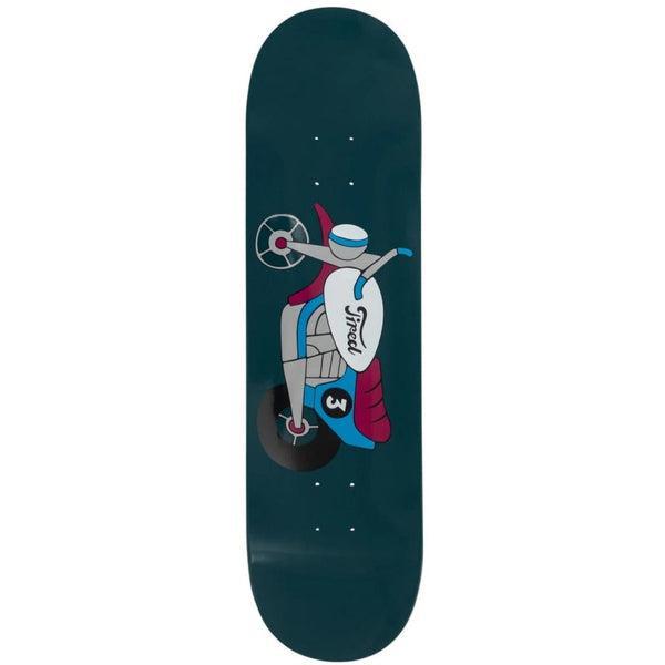 Tired Skateboards Moto Sports Deck 8.25