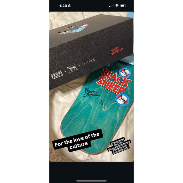Todd Bratrud x Black Sheep "Farley" Deck Signed Edition 9.0"-Black Sheep Skate Shop
