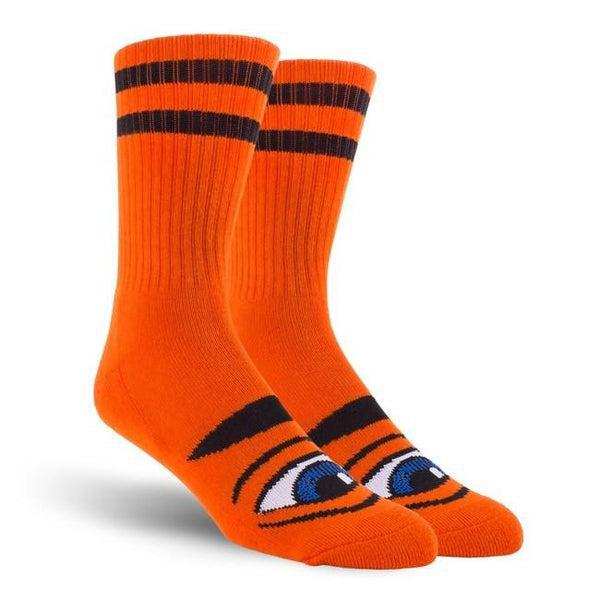 Toy Machine Sect Eye Crew Sock Orange-Black Sheep Skate Shop