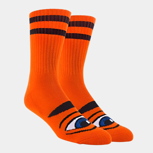 Toy Machine Sect Eye Crew Sock Orange-Black Sheep Skate Shop