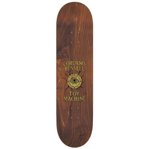 Toy Machine Skateboards Cordano Russell Faith Deck 8.75"-Black Sheep Skate Shop