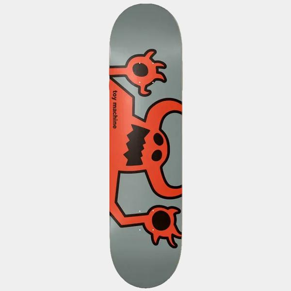 Toy Machine Skateboards Original Monster Deck 8.25" Grey - Orange-Black Sheep Skate Shop