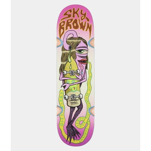 Toy Machine Skateboards Sky Brown Guest Pro Model Deck 8.25"-Black Sheep Skate Shop