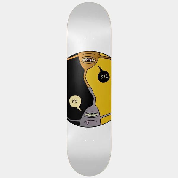 Toy Machine Skateboards Yes/No Deck 8.25"-Black Sheep Skate Shop