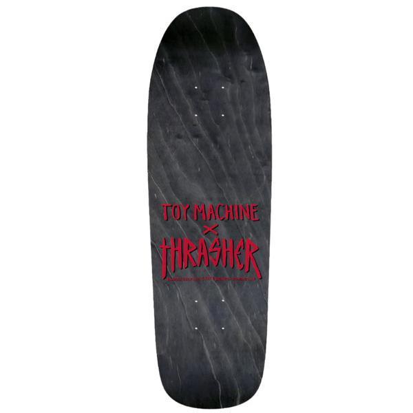 Toy Machine Skateboards x Thrasher Magazine Monster-Gram Deck 9.5"-Black Sheep Skate Shop