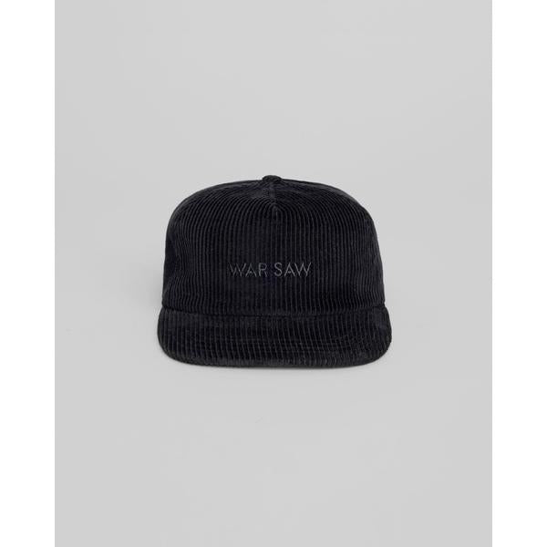 UNKNOWN CORDUROY HAT - BLACK-Black Sheep Skate Shop