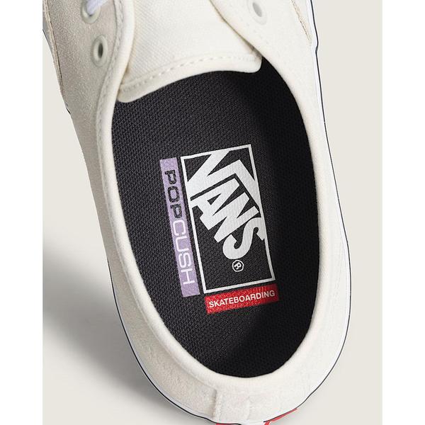 Vans Skate Authentic White - Gunmetal Grey-Black Sheep Skate Shop