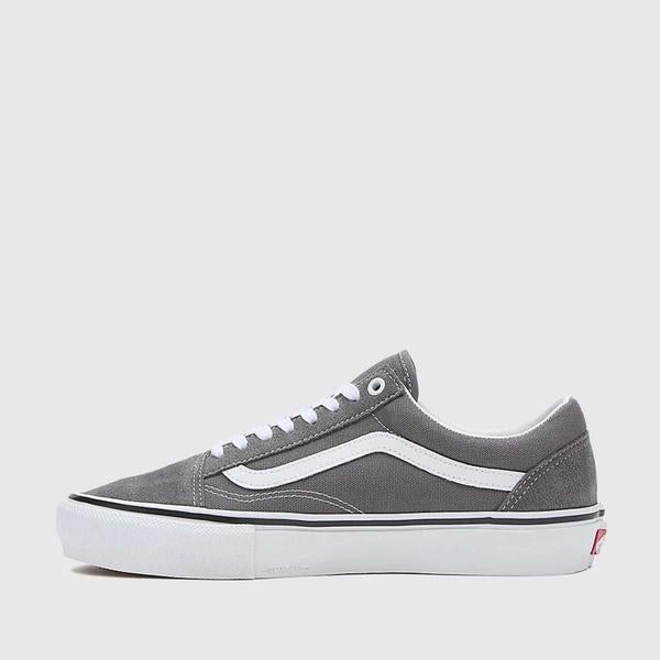 Vans Skate Old Skool Pewter - White-Black Sheep Skate Shop