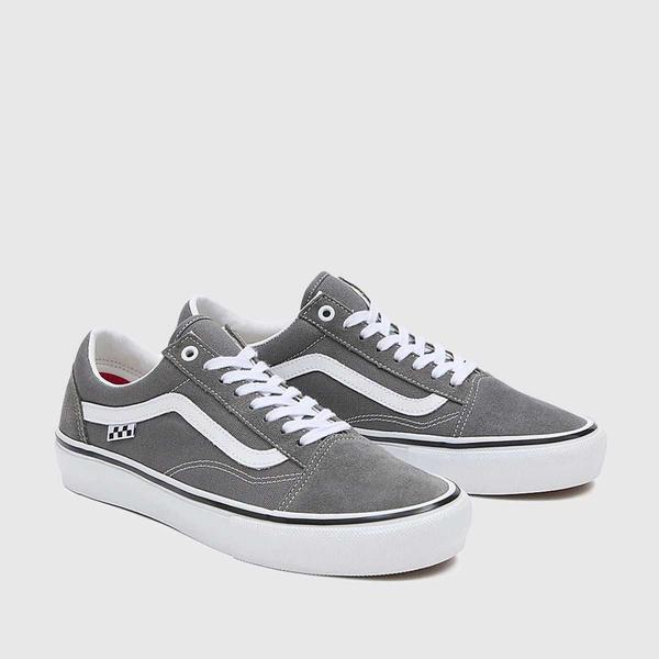 Vans Skate Old Skool Pewter - White-Black Sheep Skate Shop
