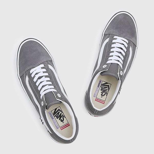 Vans Skate Old Skool Pewter - White-Black Sheep Skate Shop